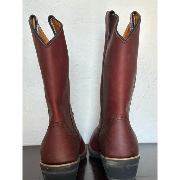 Men’s Chippewa Leather engineer motorcycle boots sz 9 1/2 main image 5
